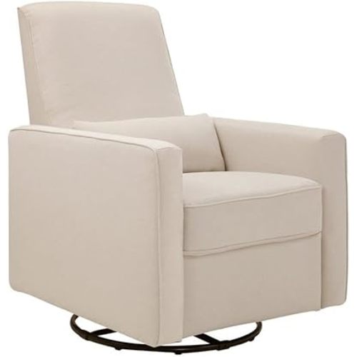 DaVinci Piper Swivel Recliner Glider Chair, Cream