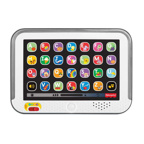 Fisher-Price Laugh & Learn Smart Stages Tablet Toddler Electronic Learning Toy with Lights and 100+ Songs