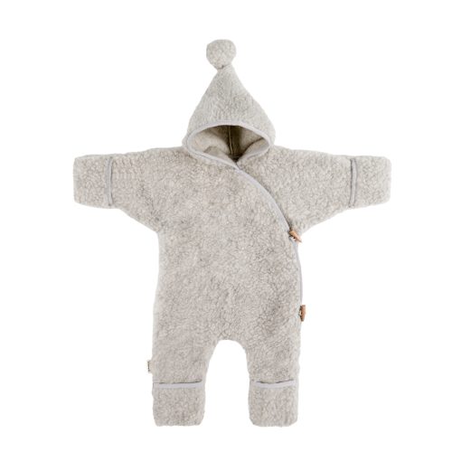 MERINO WOOL SNUGGLESUIT BABY ROMPER – BINIBAMBA