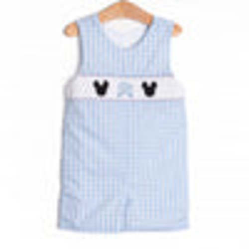 Amusement Park Mouse Smocked Jon Jon, Blue – Stitchy Fish