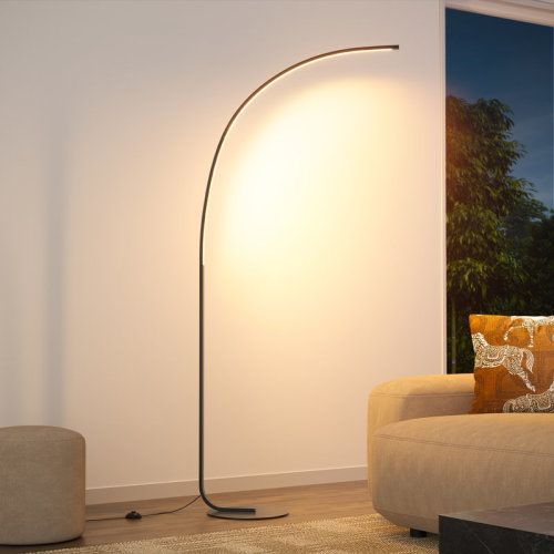 Wrought Studio™ 78.3" LED Floor Lamp With Remote Control & Reviews | Wayfair