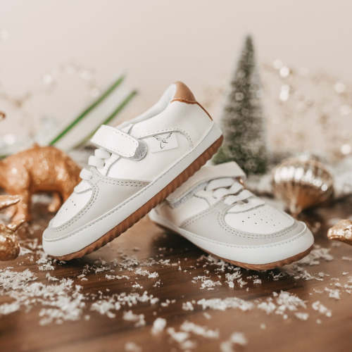 White and Gray Jackson Sneaker