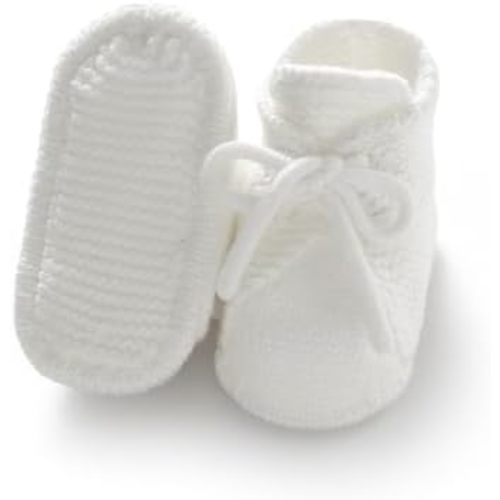 mimixiong Baby Booties Newborn Infant Sock Shoes Hand Knitted Boy and Girl Cozy Shoes