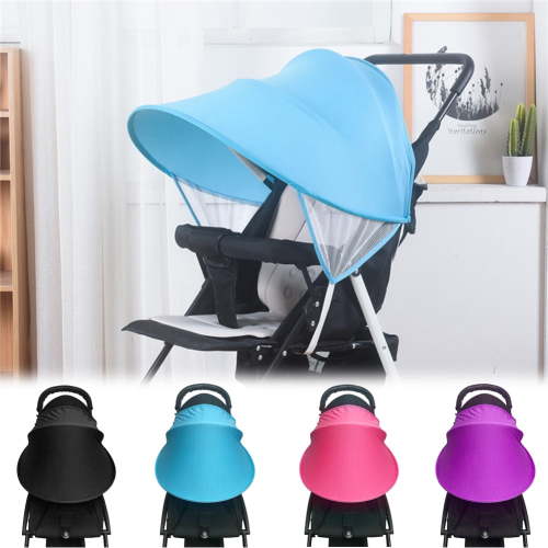 Walbest Baby Stroller Sun Shade Sun Protection, Windproof Sun Shield Visor for Strollers Pram Pushchair Buggy, Stroller Anti-UV Sunshade Parasol Sun Rain Shade Canopy Cover Awning, 33.46" x 18.9"