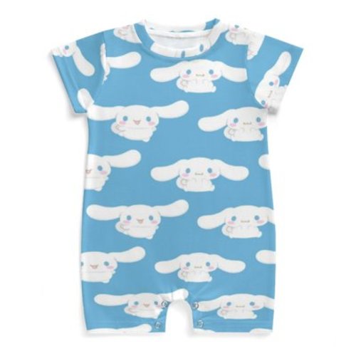 Cinnamoroll Newborn Baby Romper Clothing Infant Short Sleeve Clothes Jumpsuit One Piece Outfit for Boy Girl