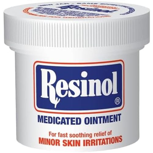 Resinol Medicated Ointment For Itch Relief And Protection Of Skin Rashes and Irritations, 3 Ounce Jar (Pack of 1)