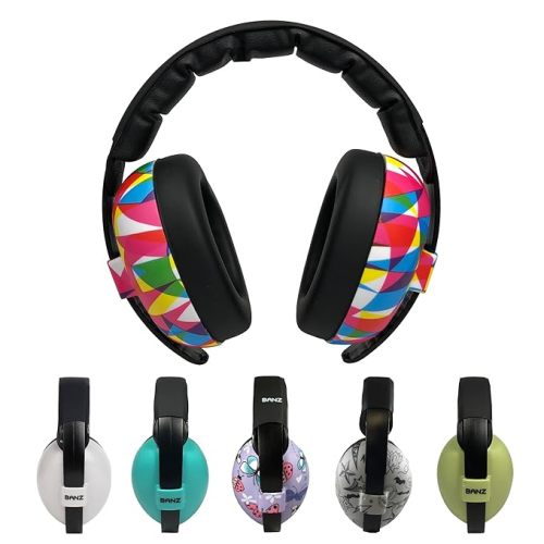 Banz Bubzee Baby Headphones for Noise Protection - Baby Ear Muffs, Newborn Infant & Toddler, 0 to 36 Months, Adjustable