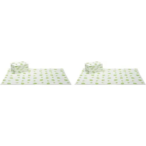 Munchkin® Arm & Hammer Disposable Changing Pad, 10 Count, White/Green (Pack of 2)