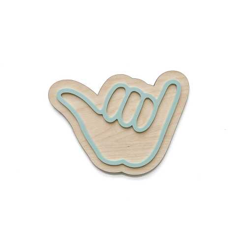 Shaka Sign Kids Room Decor, Boho Surfer Wall Art, Hawaii Theme Nursery