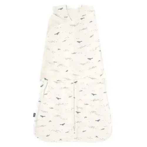 Ocean Life Cotton Swaddle NB | HALO