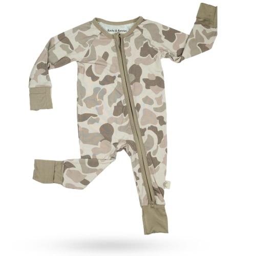 "Button Buck Camo" Baby Zippy – Smoked Em Apparel - Bow Hunting Lifestyle Apparel