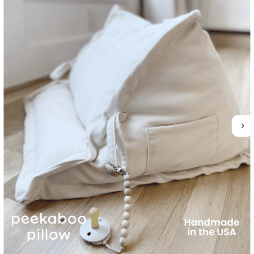 Peekaboo Pillow™ Official Site - Organic Infant Lap Pillow