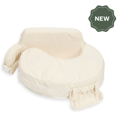 Super Deluxe Oat Nursing Pillow with 100% Organic Cotton Cover