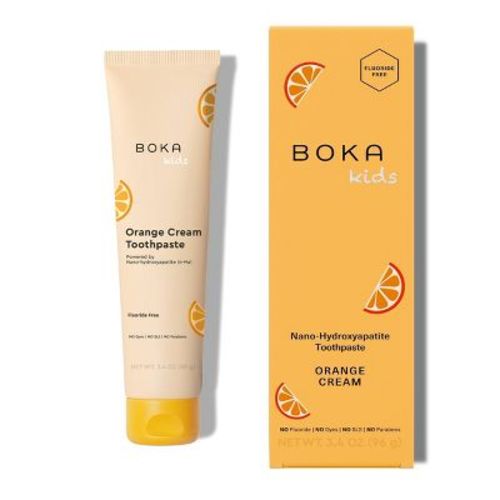 Boka Kids' Fluoride-Free Nano Hydroxyapatite Toothpaste - Orange Creamsicle - 3.4oz