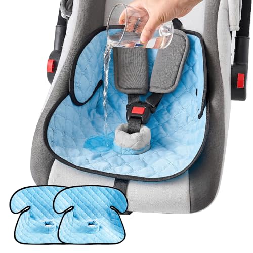 2 Pack Waterproof Piddle Pads Carseat Potty Training Car Seat Protector Waterproof Car Seat Liner Cover to Prevent Pee