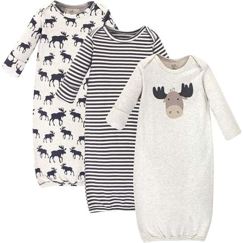 Touched by Nature Unisex Baby Organic Cotton Gowns
