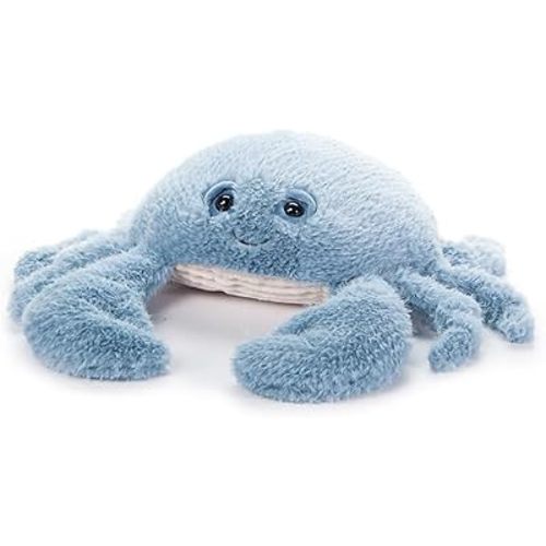 The Petting Zoo Crab Stuffed Animal Plushie, Fuzzlez, Kids Gifts, 12 in