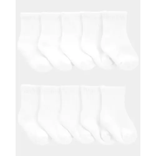 Baby Boy 10-Pack Crew Socks | Carter's