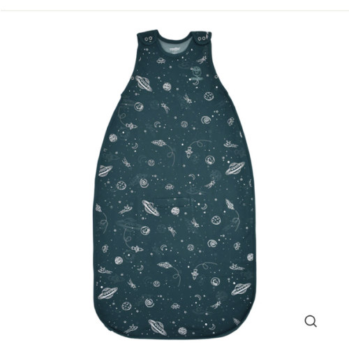 4 Season® Ultimate Baby Sleep Bag, Merino Wool & Organic Cotton, Space - GLOW IN THE DARK