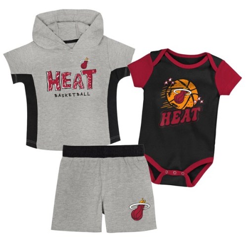 Miami Heat Double Dribble Hoodie and Short Set - Infant