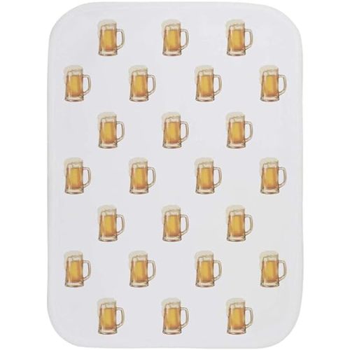 Azeeda 'Mug of Beer' Baby Burp/Wash Cloth (BC00037923)