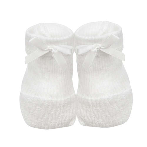 Paty Booties w/ Bow- White – VACE