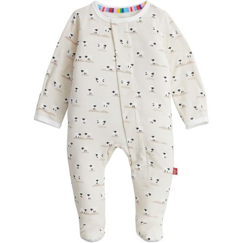 Magnetic Me Girls Modal Magnetic Baby Footie Pajamas