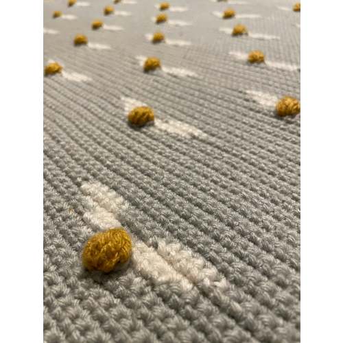 Golden Snitch Crochet Baby Blanket