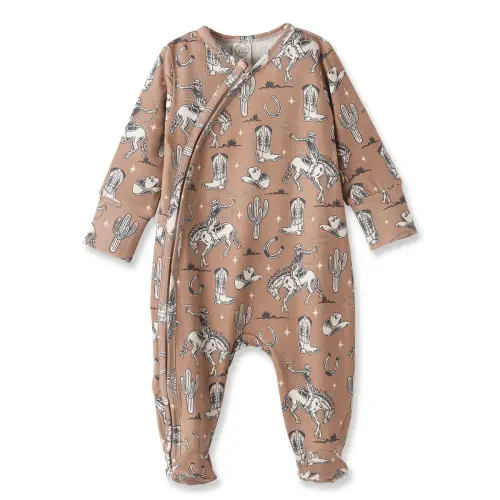 bamboo western onesie