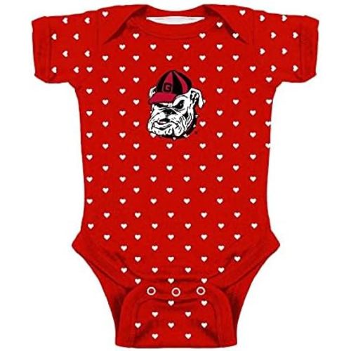Two Feet Ahead Hearts Baby Bodysuit Creeper Baby Girl Clothes Newborn Infants Sizes 0-3M 6M 12M