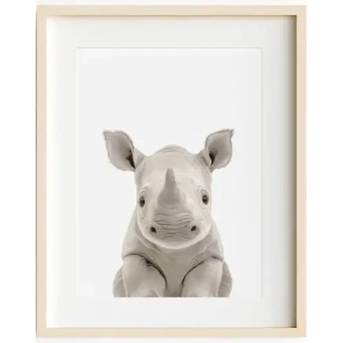 baby rhino print