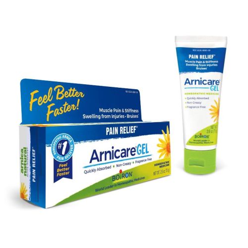 Boiron Arnicare Gel for Relief of Joint Pain, Muscle Pain, Muscle Soreness, and Swelling from Bruises or Injury Non-greasy and Fragrance-Free - 2.6 oz