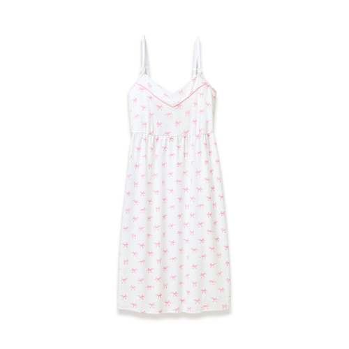 Women's Pima Maternity Nightgown in Blushing Bows