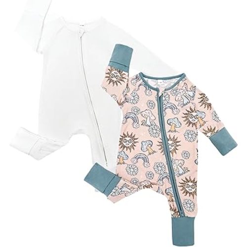 Bow Dream Baby Bamboo Rayon Romper Girl Footless Viscose Newborn Infant Footie Mitten Cuffs Toddler Boy Clothes