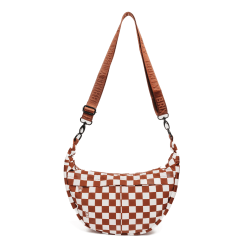 Coco Check Crescent Bag – Brixley Bags