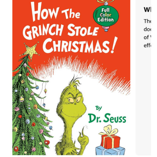 How the Grinch Stole Christmas! Full Color Edition (Classic Seuss)