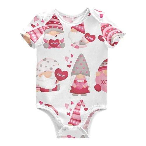 Ollabaky Unisex Baby Bodysuits Short Sleeve Cotton Baby Clothes