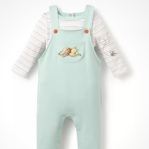 Winnie the Pooh and Piglet Overalls Set for Baby | Disney Store