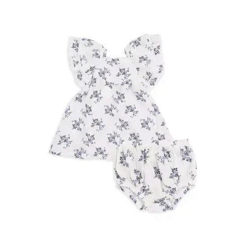 Girls' Belle Rosette Dot Dress & Bloomer - Baby