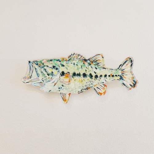 "Gone Fishin" Acrylic Wall Contour