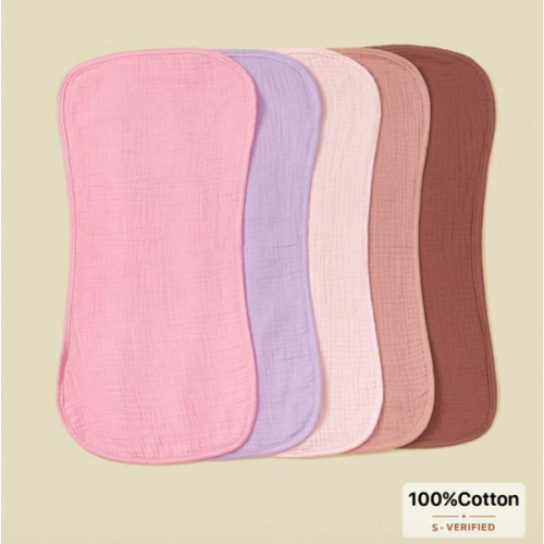 6pcs Baby Bibs With Cute Pink Series,Pure Cotton Soft Drool Scarf | SHEIN USA