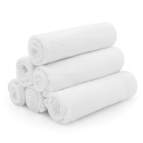 Débarbouillettes Bambou (6) - Blanc - Kushies – CLÉMENT