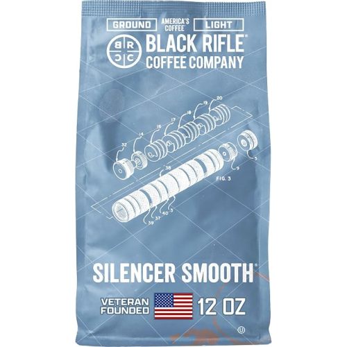 Black Rifle Coffee Light Roast Ground Coffee Silencer Smooth 12 oz