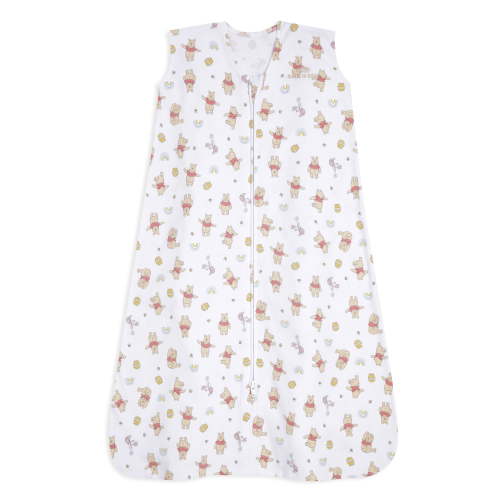 Disney x HALO Sleepsack Wearable Blanket Cotton, Winnie the Pooh, Multicolor, Unisex, Infant, Large, 12-18 Months