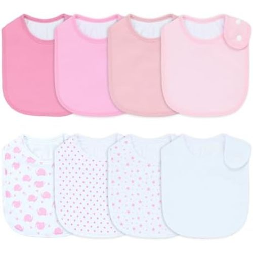 Waterproof Baby Bibs for Boys & Girls Soft and Absorbent Bandana Drool Bibs Set for Infant Newborn 0-12 Months