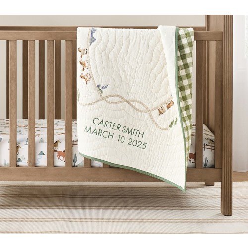 Carter Cowboy Baby Quilt | Pottery Barn Kids