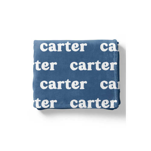 Baby Blues Personalized Color Blanket