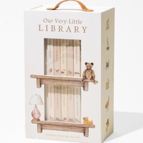 Our Very Little Library Board Book Set: A Foundational Language Vocabulary Board Book Set for Babies (Tabitha Paige Children's Book Series)