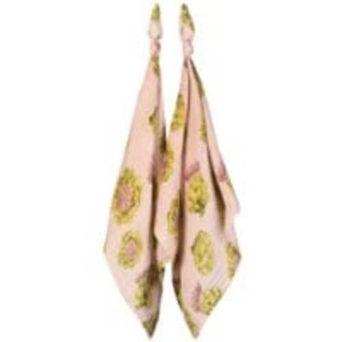 Artichoke Organic Cotton Muslin Two-Piece Burp Cloth Set | Milkbarn Kids® | Organics