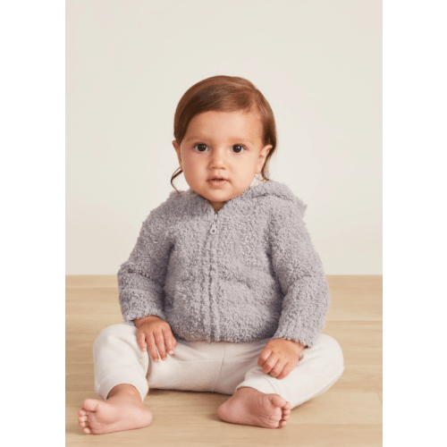 CozyChic® Infant Hoodie gray 3-6 month